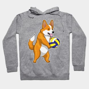 Corgi Volleyball Hoodie